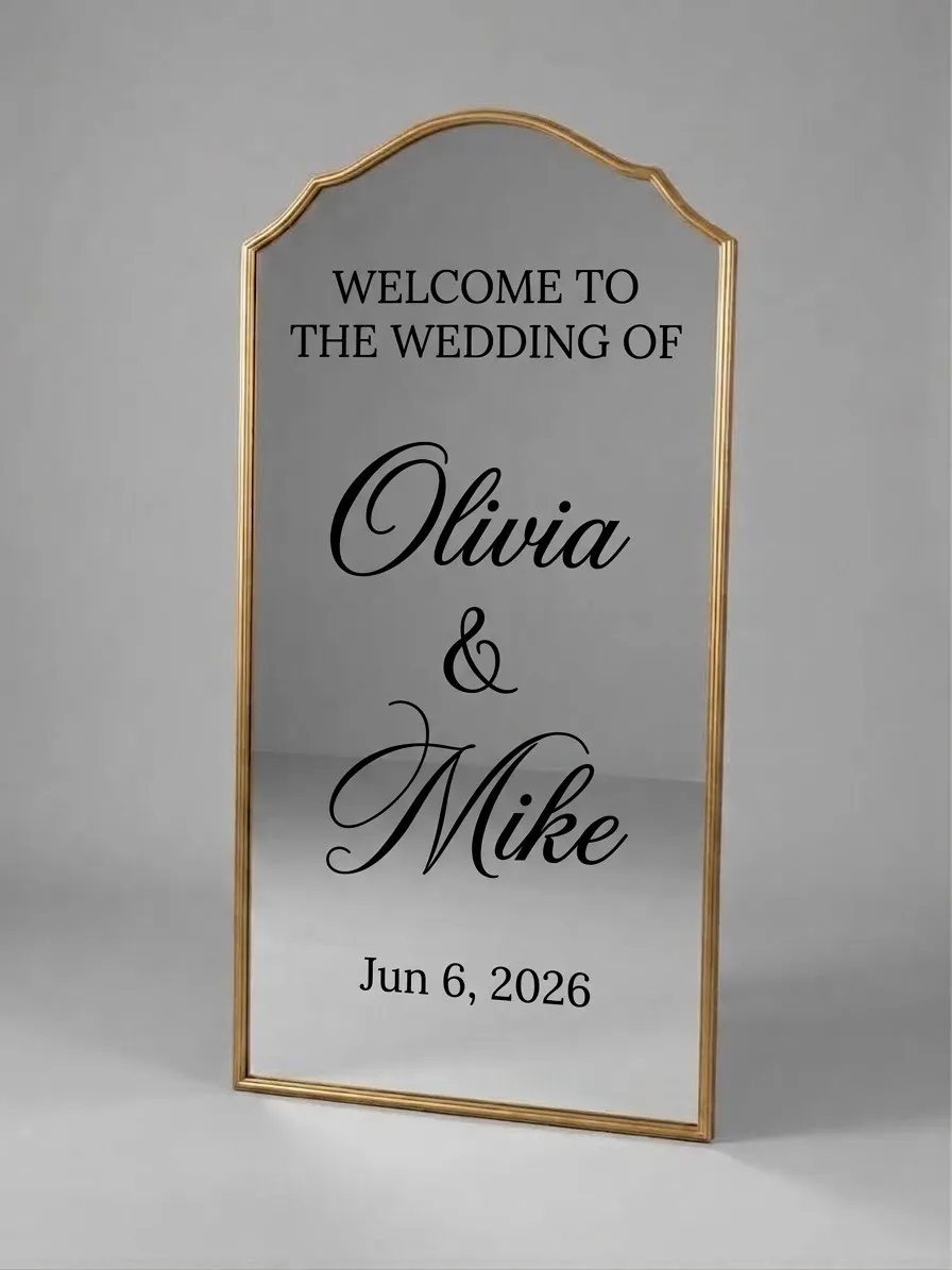 Sign Gol Mirror Big 40x80"