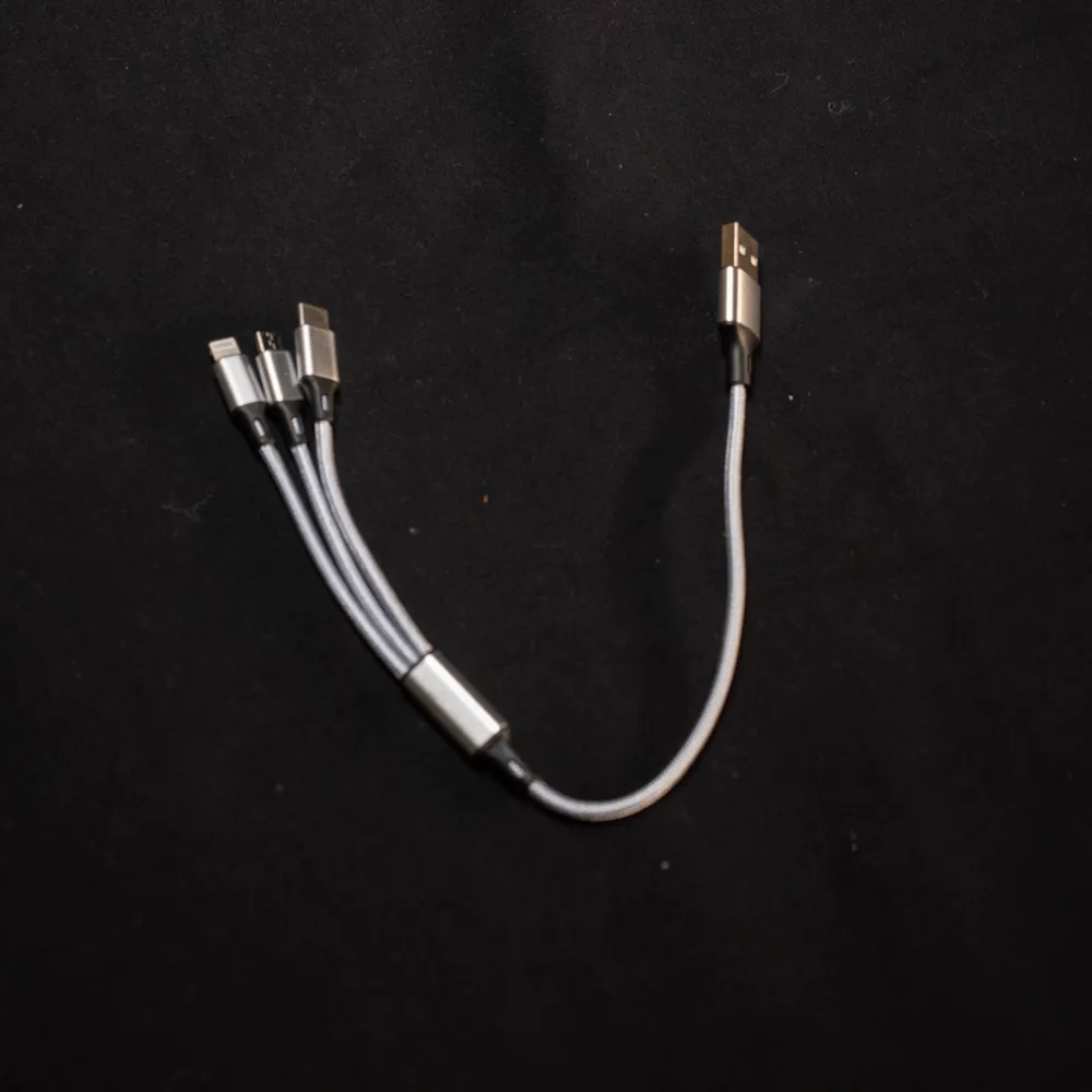 Multi USB Charger 3-in-1 (Type-C/ios/Micro USB)