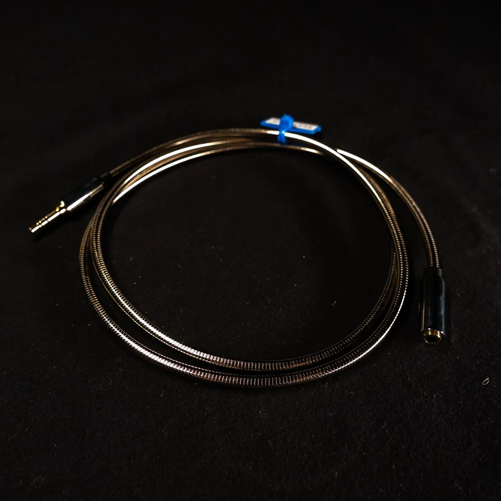 Direct Sound Armored Metal 3.5mm TRS Extension Cable for Headphones (3')