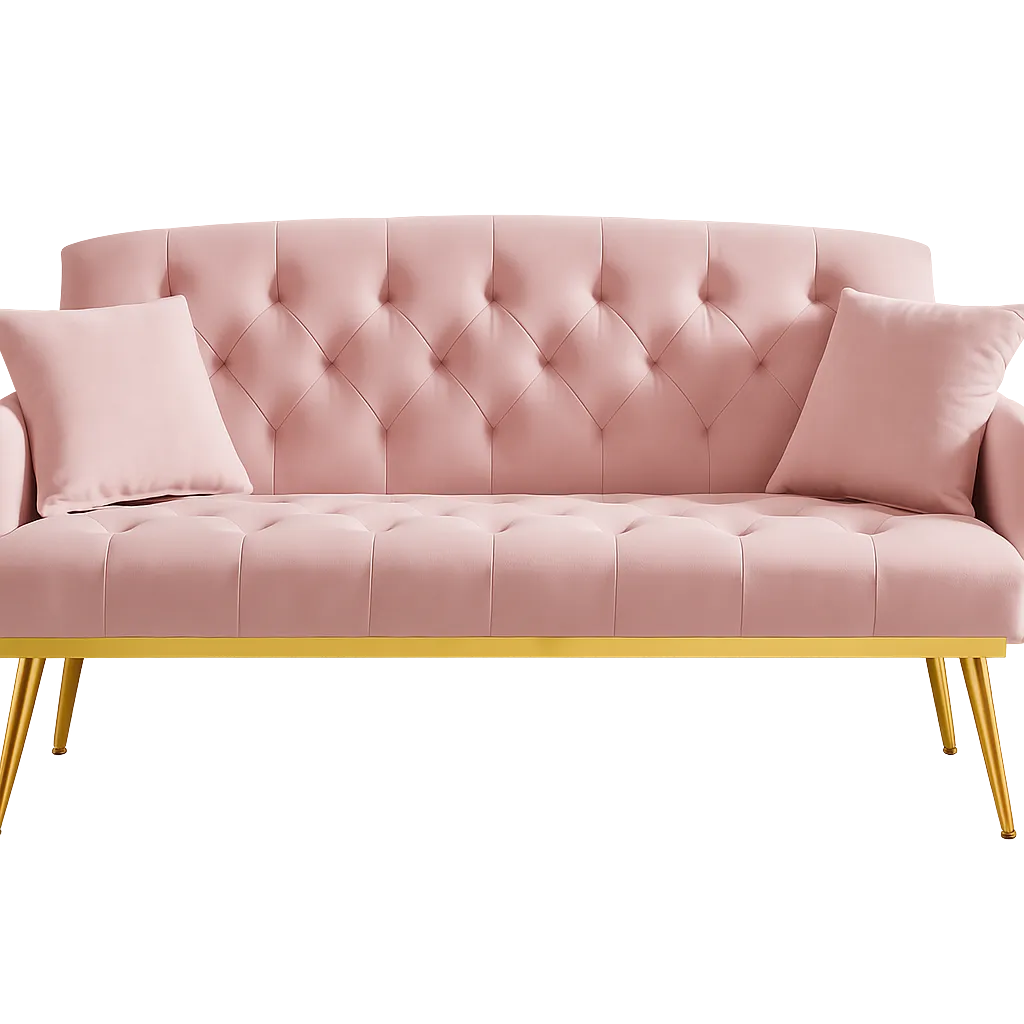 Pink Loveseat w/Gold Trim (backdrop only)