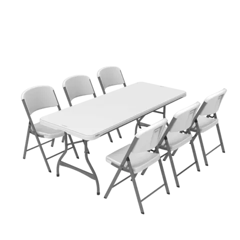 Party Table & Chairs Big Bundle w/10X10 Tent