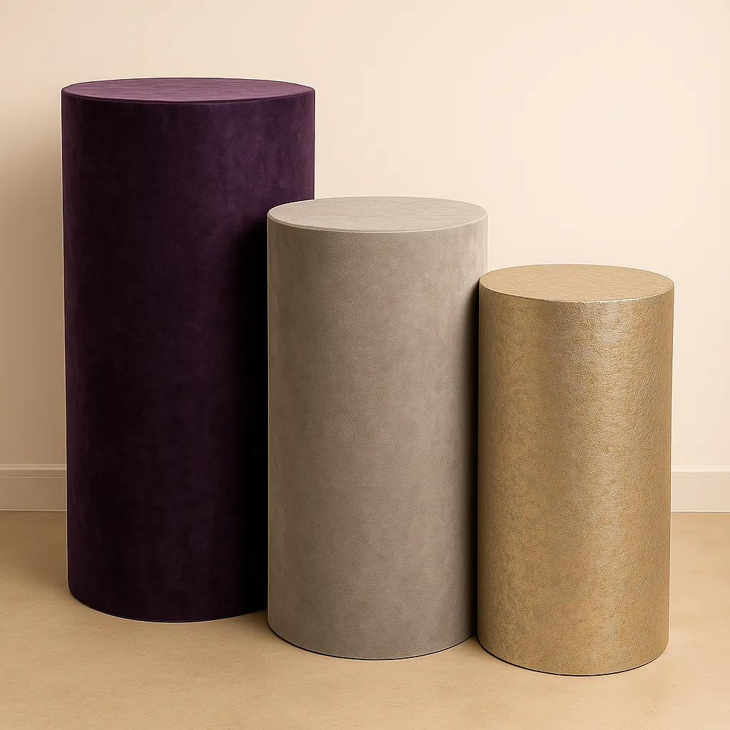 Acrylic Cylinder Covers (set of 3)