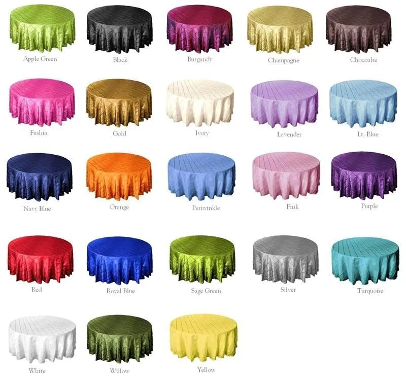 Custom Table Linens (Round or Rectangular)