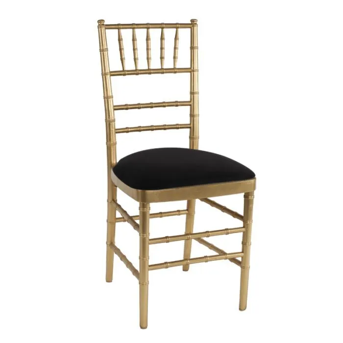 Chiavari Chair (Gold) & Cushion