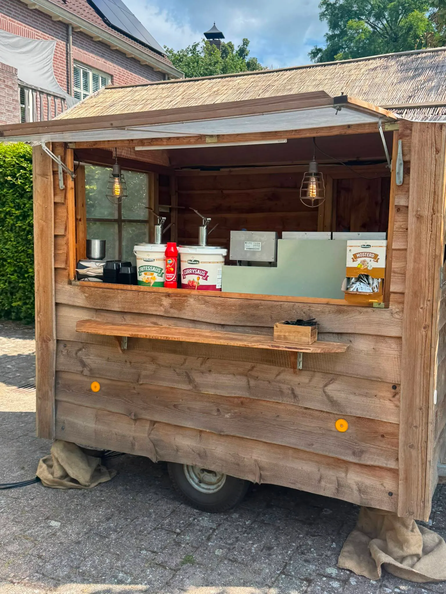 Houten Foodkraam 