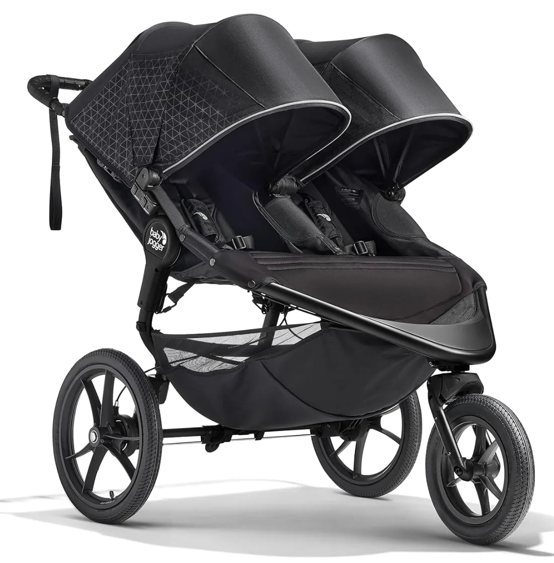 Summit X3 - Double - Baby Jogger  (up to 110 lbs/50 kg total – 55 lbs/25 kg per seat)