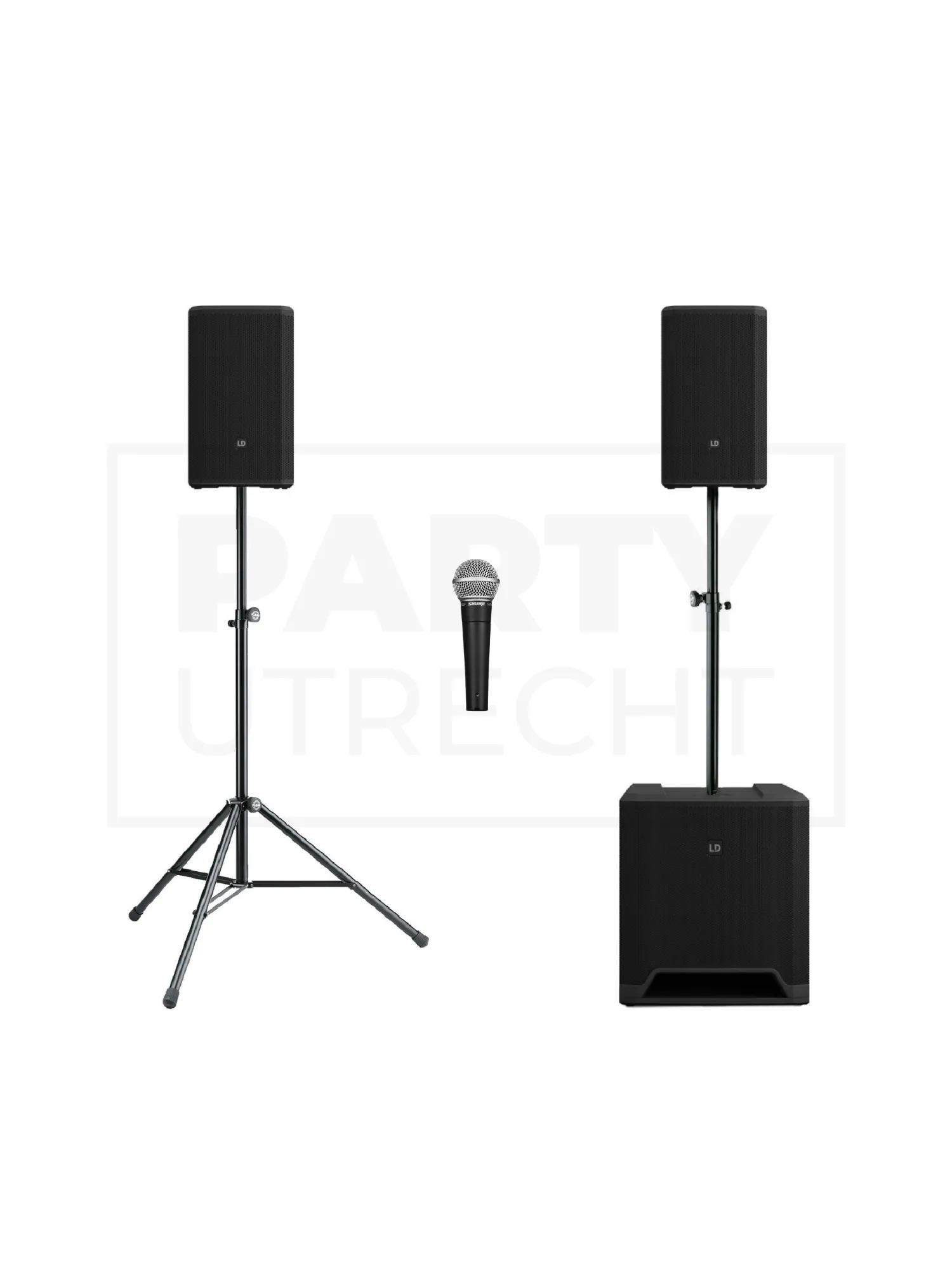 Pro presentatie set 50 personen huren