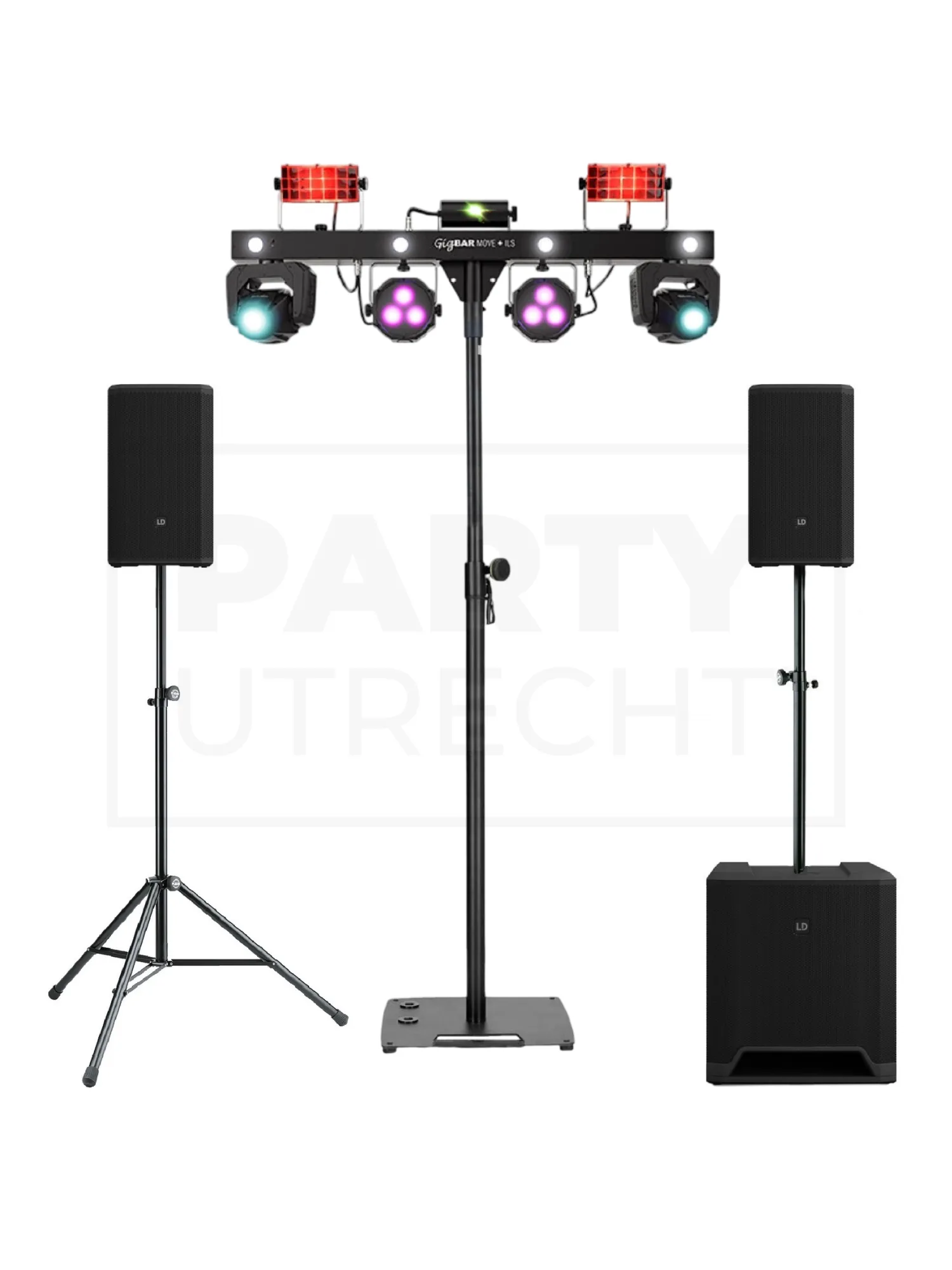 PA partypakket 50 personen huren