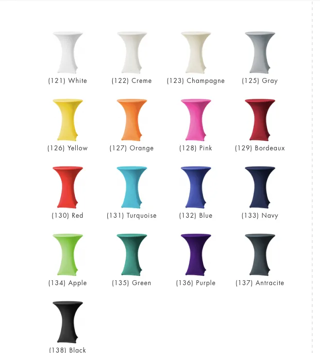 Ståbord med Överdrag