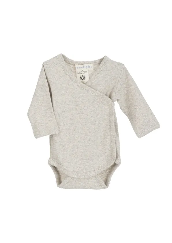 Newborn Wrap Body - Wheat- Rib solid