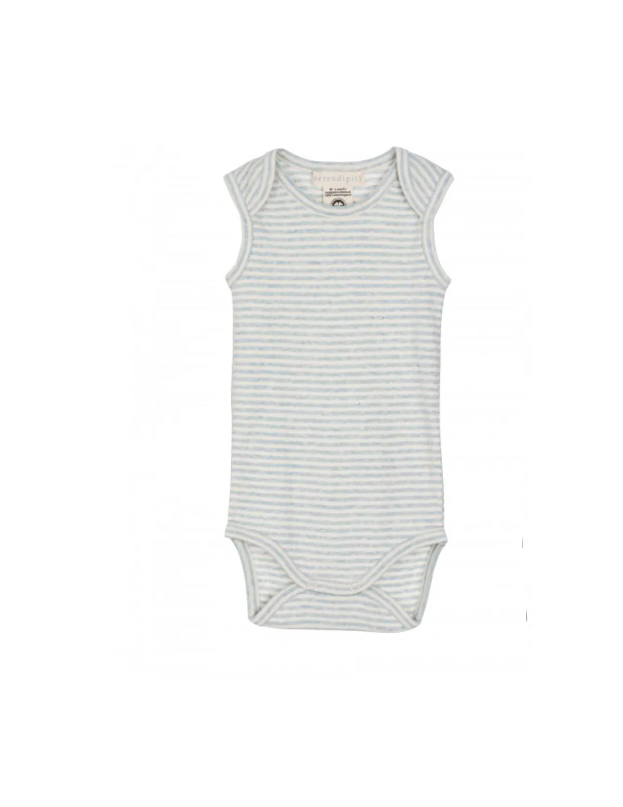Baby Body SL Tank Stripe - CloudBlue/Offwhite 