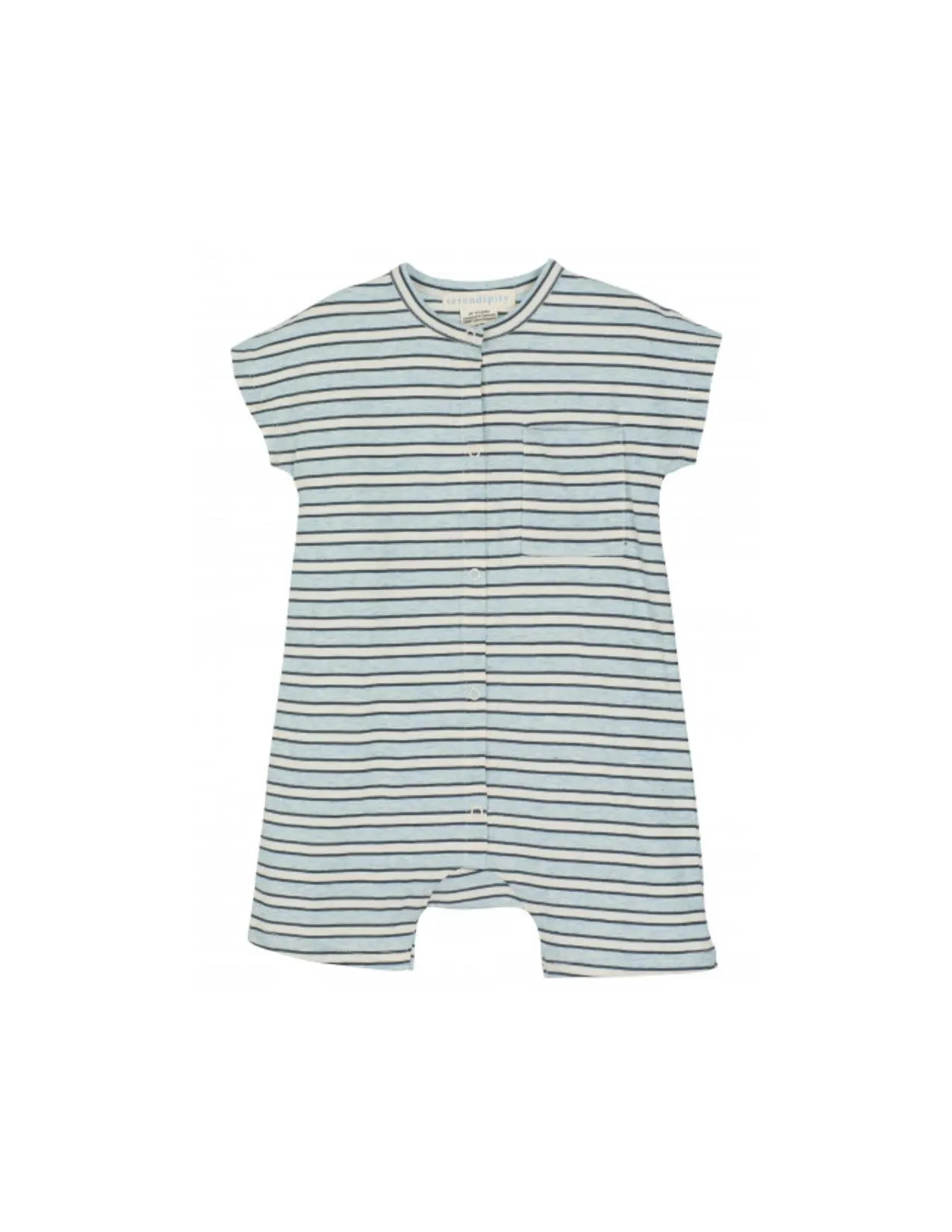 Baby Suit Blue Stripe