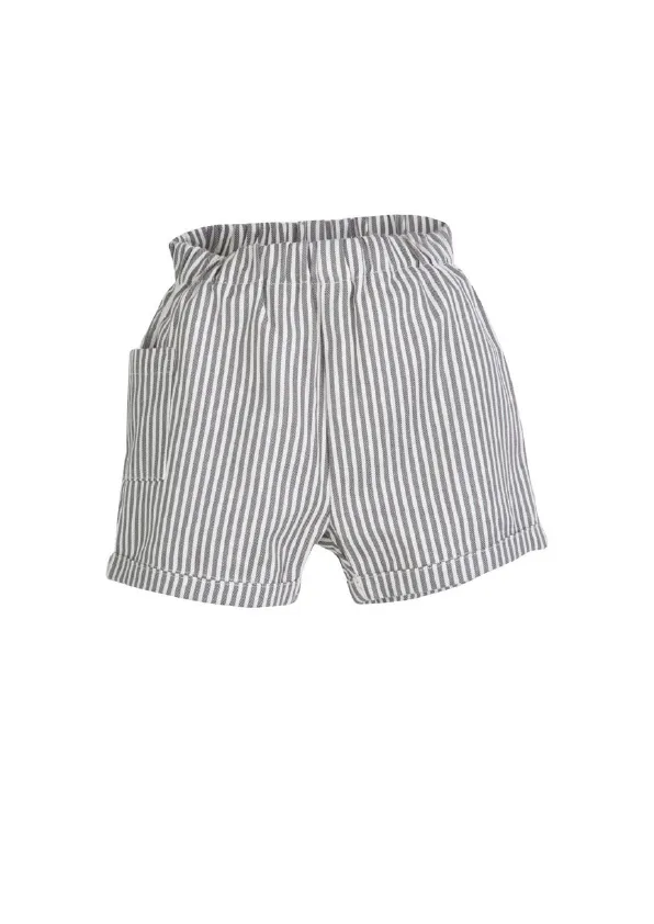 Baby PS Shorts - Greystripe 