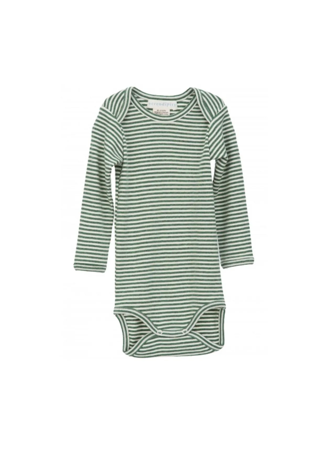 Baby Body Stripe - Olive / Offwhite