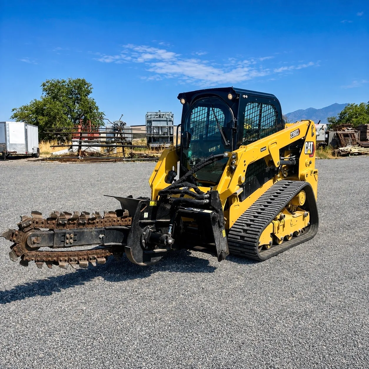 Trencher Attachment - Skid