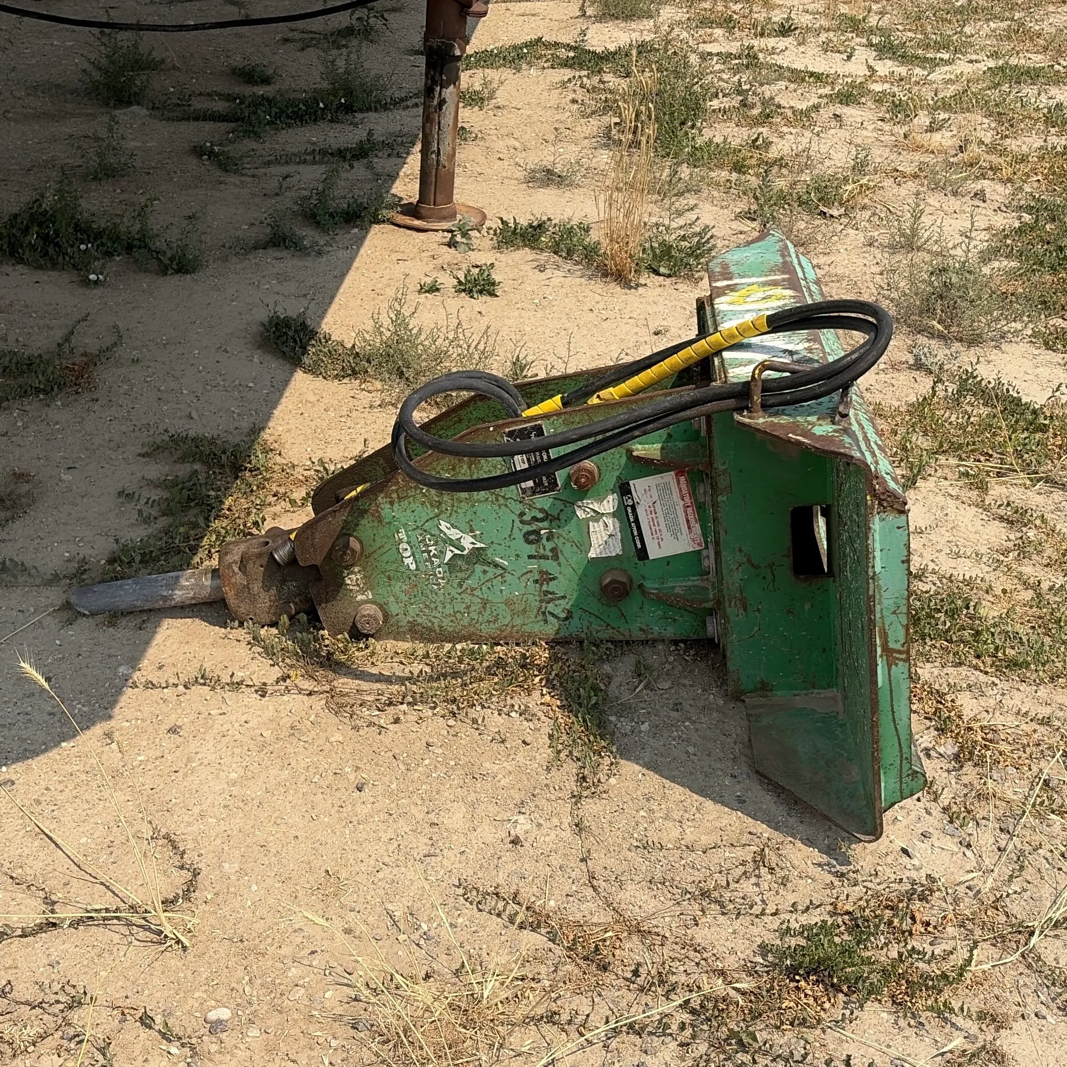 Breaker Attach Skid