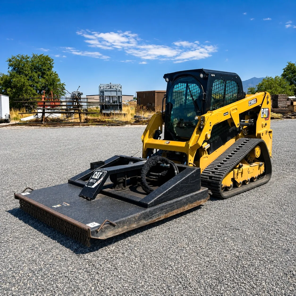 Brush Cutter Attachment - Skid