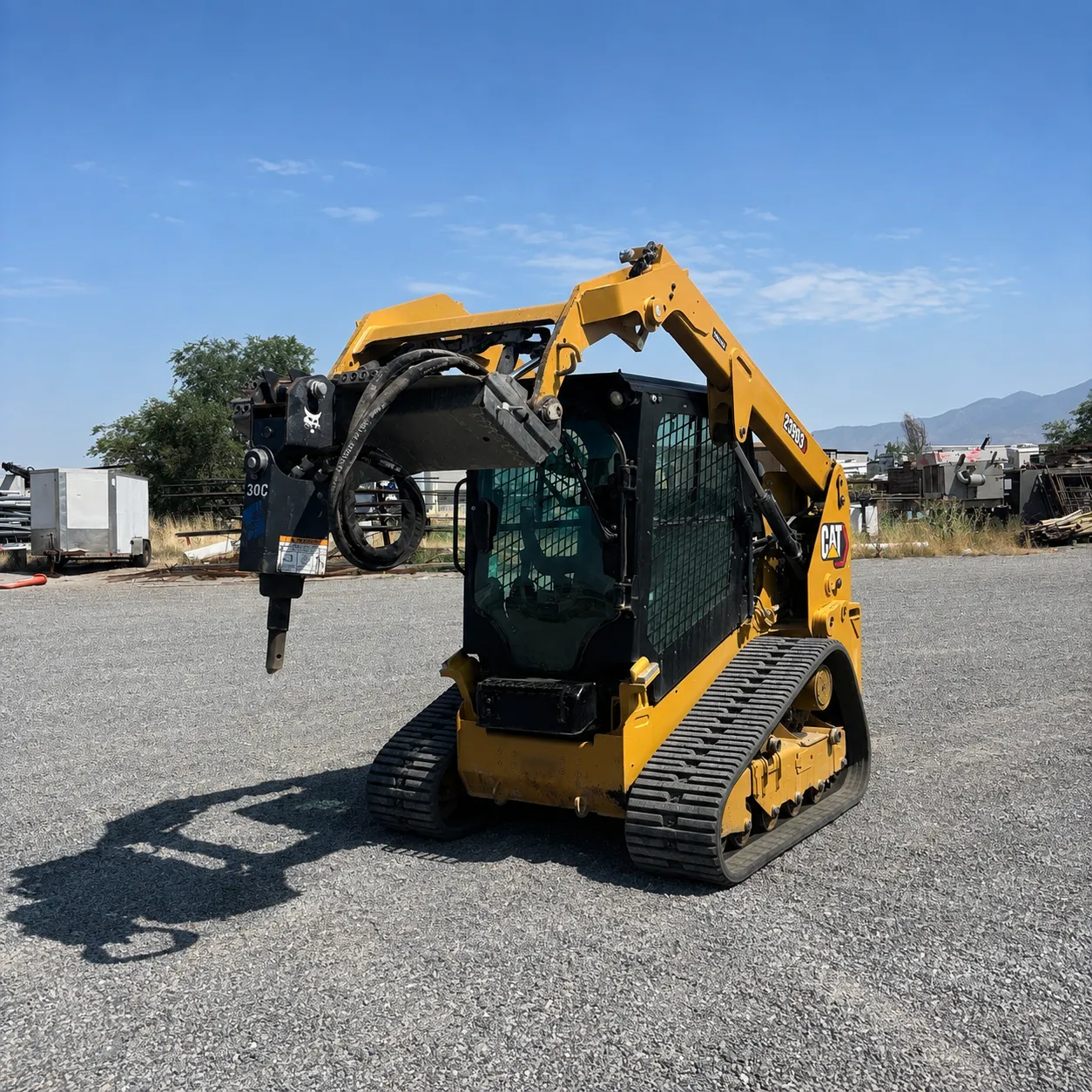 Auger Attachment - Skid