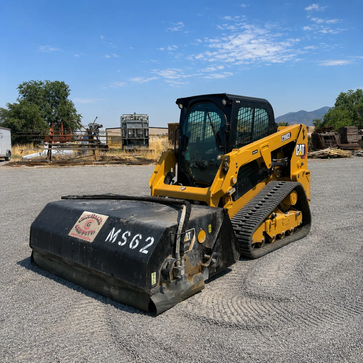 Sweeper Attachment - Skid