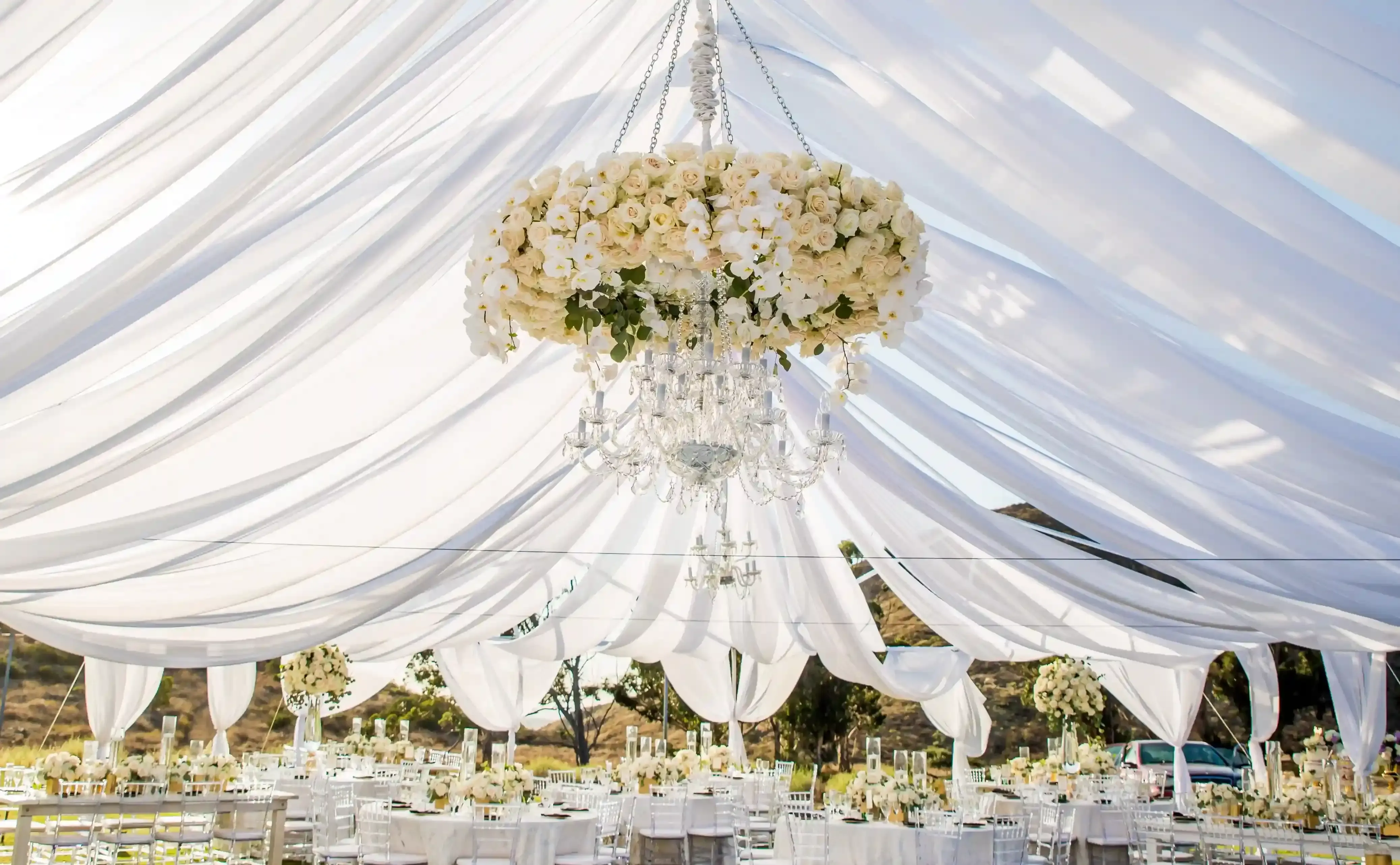 FABRIC DECORATIONS FOR TENT'S