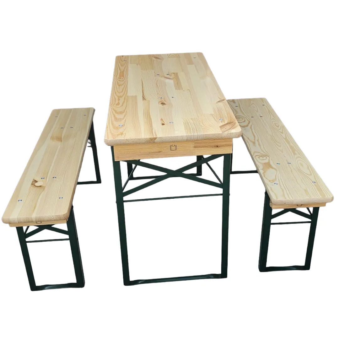 Complete biertafelset 110 × 50 cm – 4 pers.