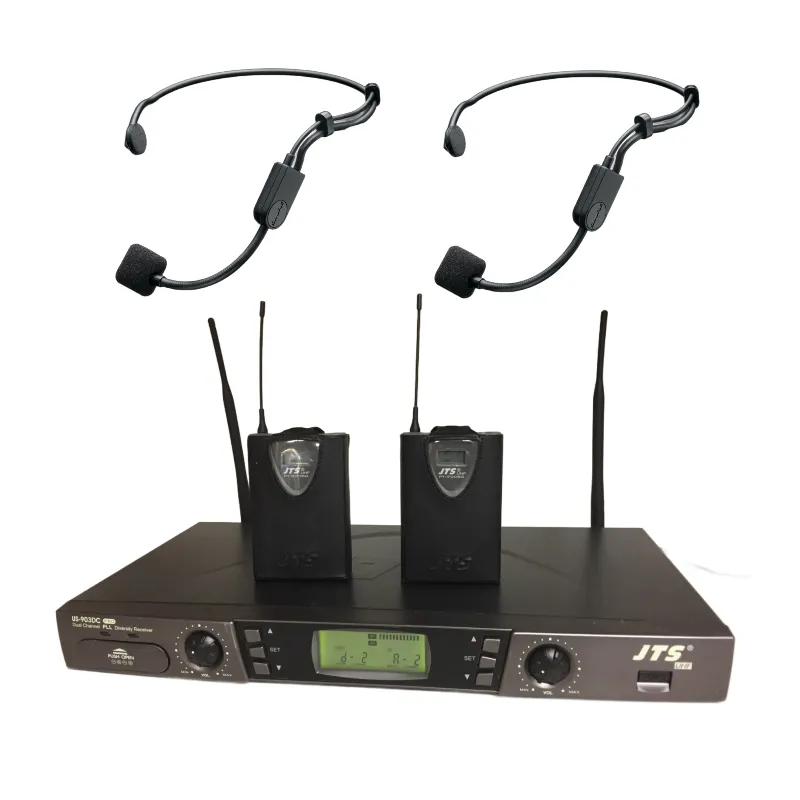  Dual Wireless Head Microphones