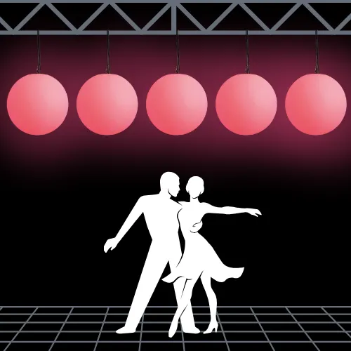 5 LED-ballen 50cm