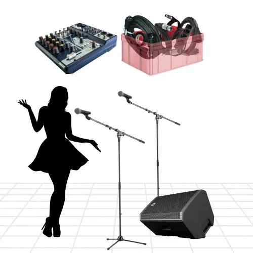 2 zangartiesten set