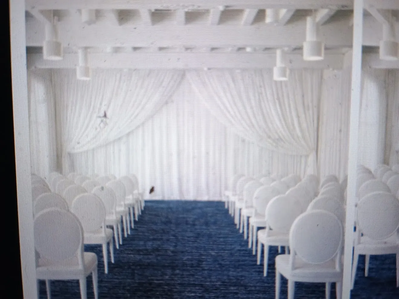 Ceremony Fabric Backdrop Wall
