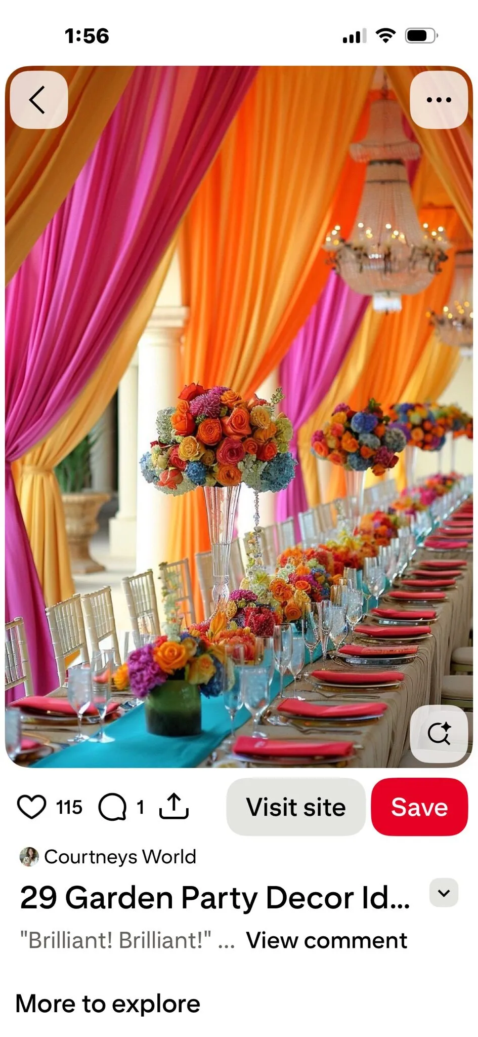 Tammy's Vow Renewal/Bday Tables