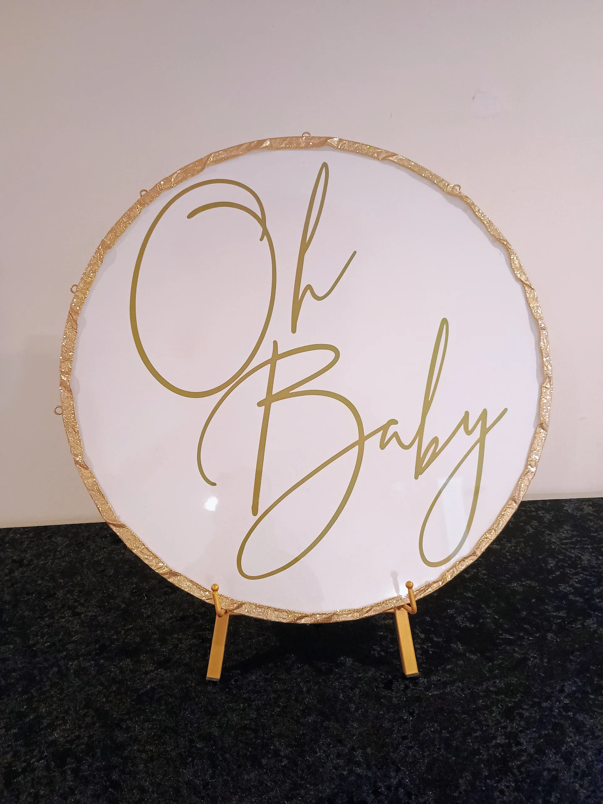 Oh Baby customizable sign