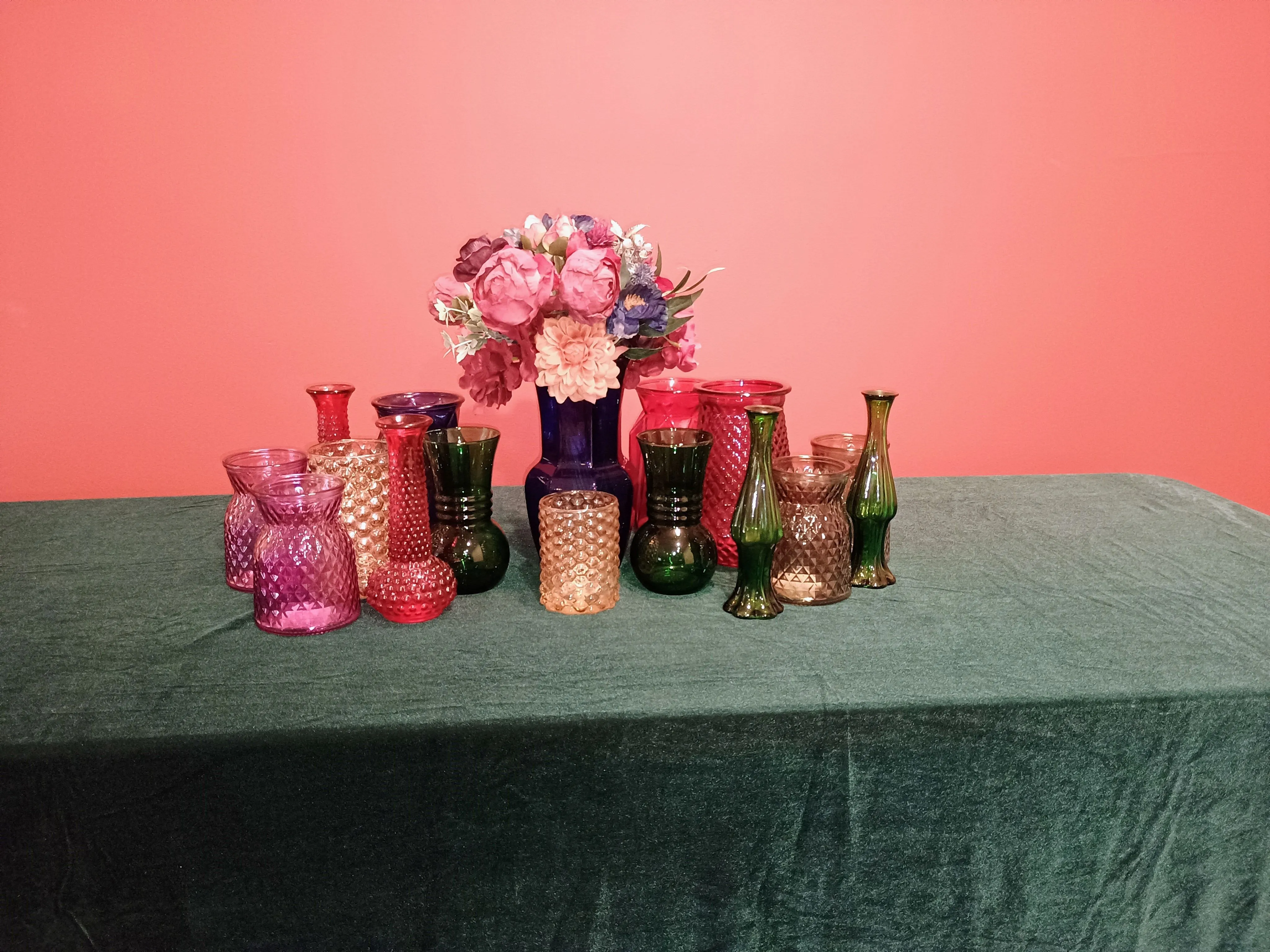 Jewel Tone Vase Collection