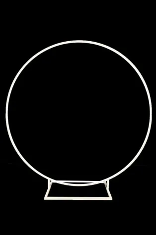 Round Wedding Flower Frame