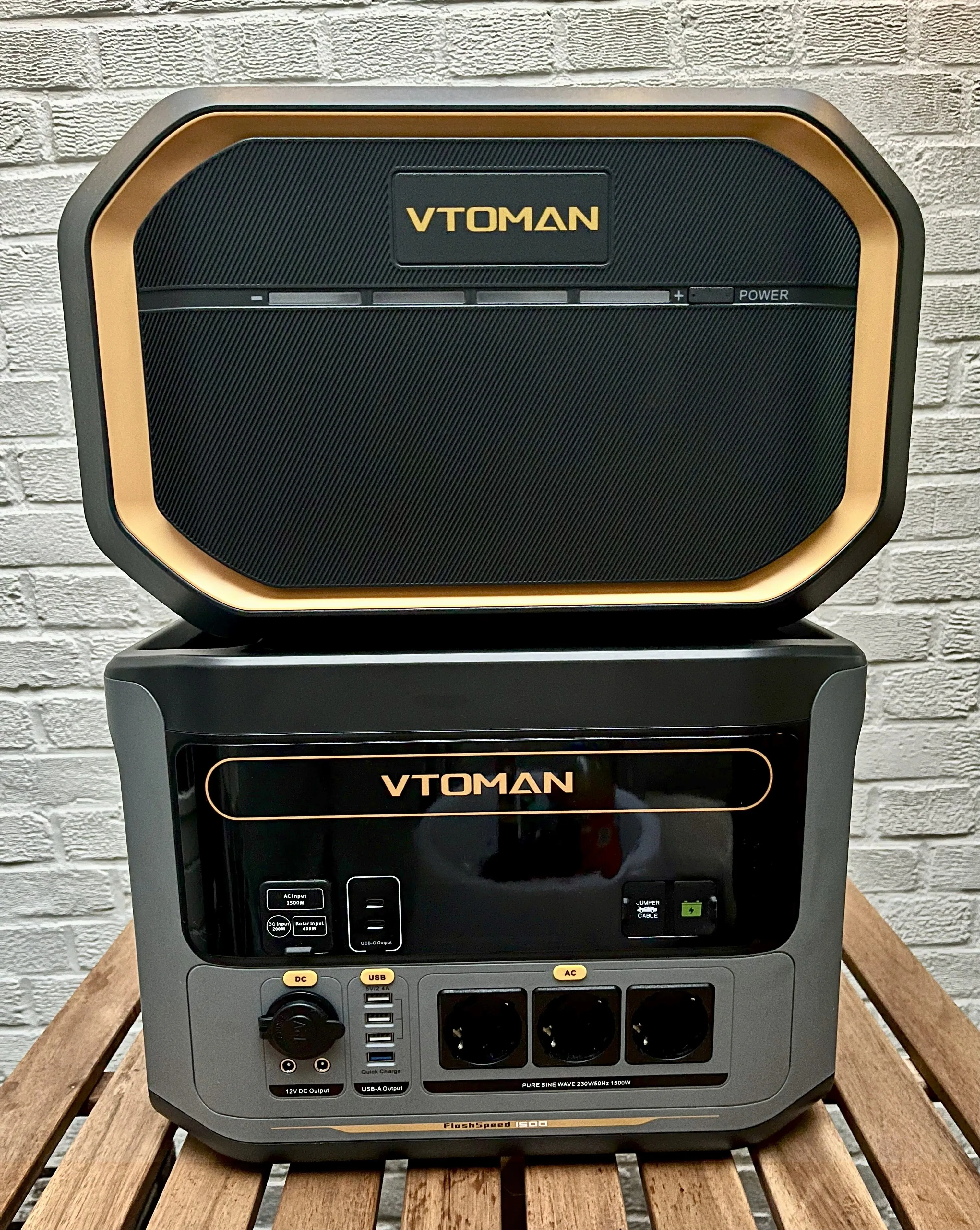 Powerstation – 1500W vermogen & 3096Wh capaciteit