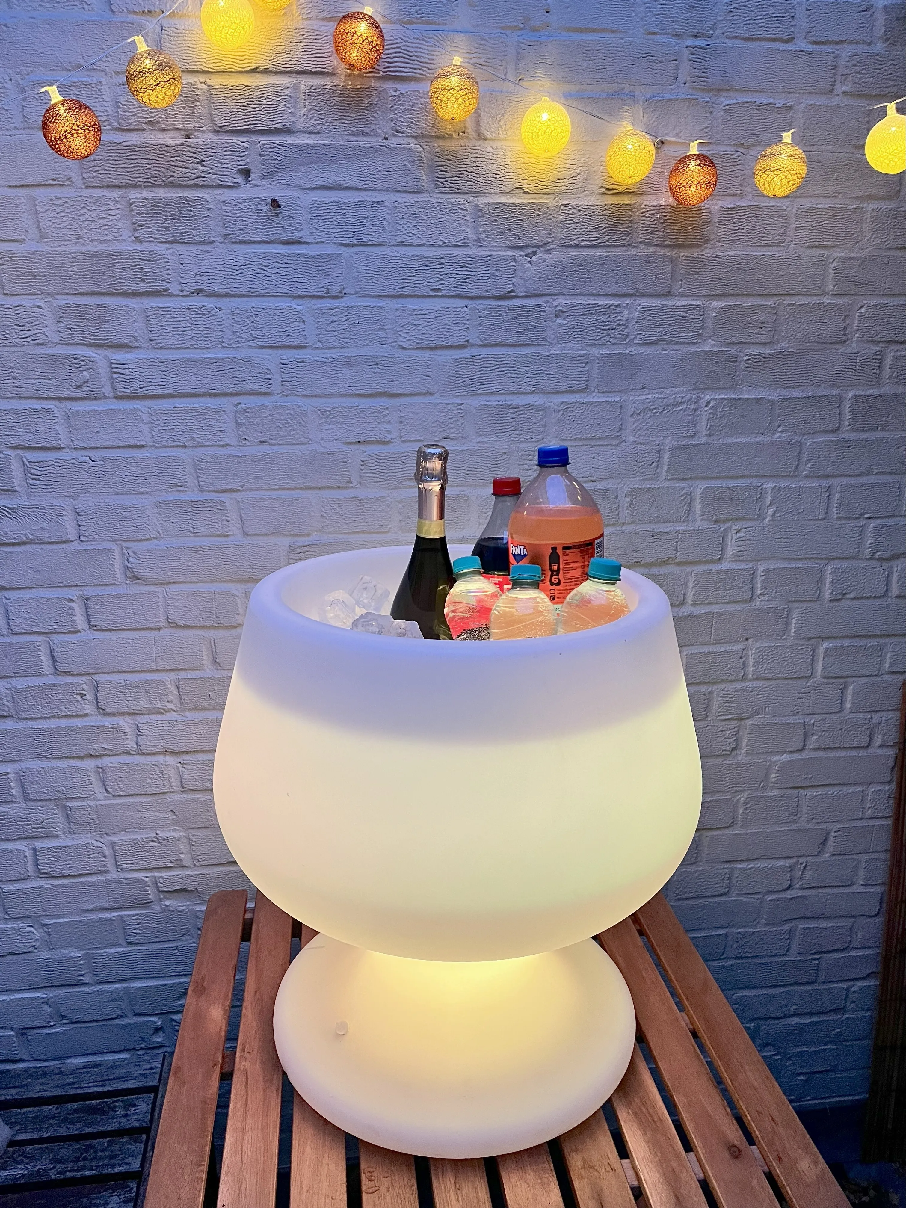 LED Ice Bucket - Champagne