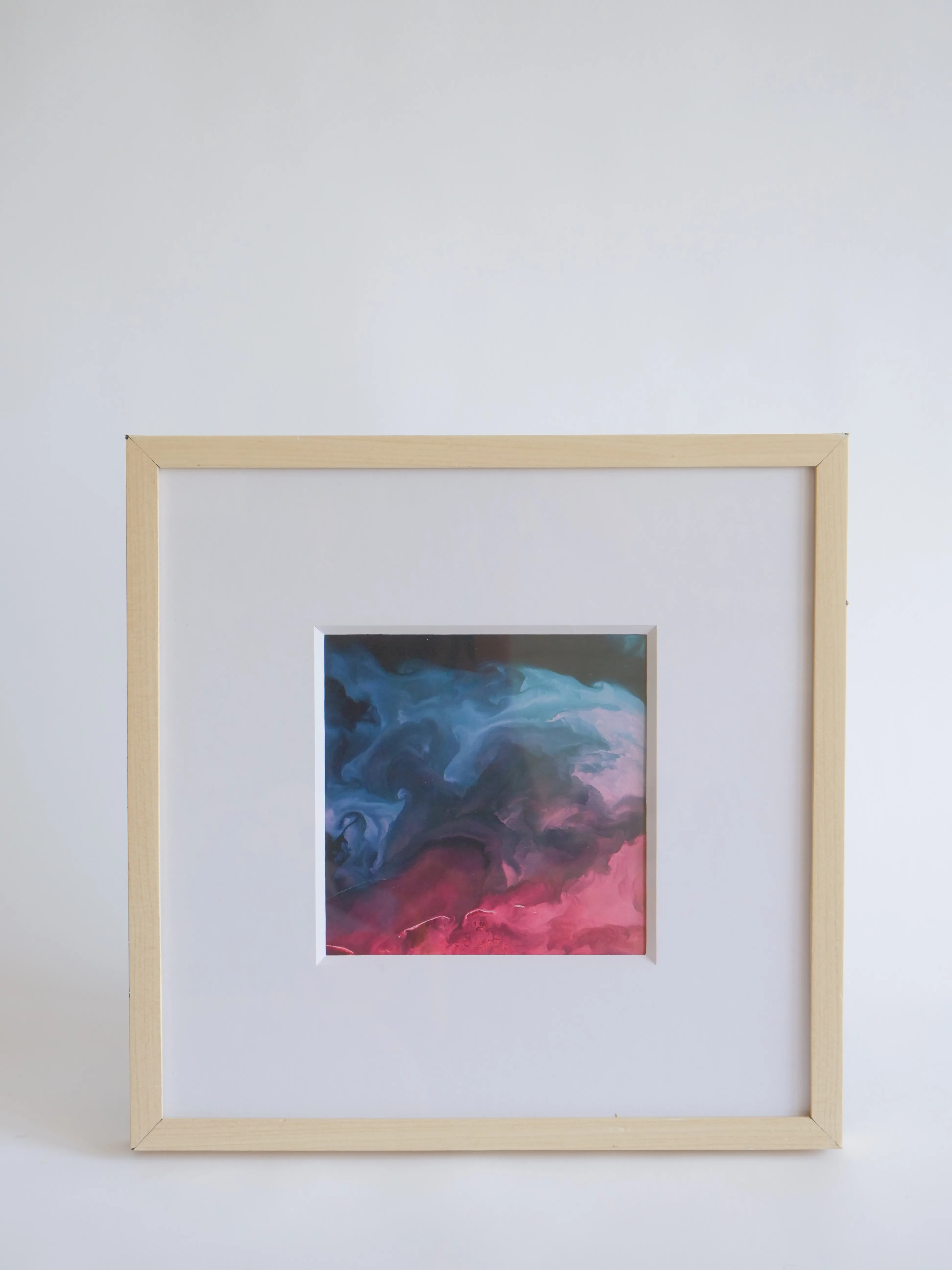 Fumée Bleue & Rose | Cadre