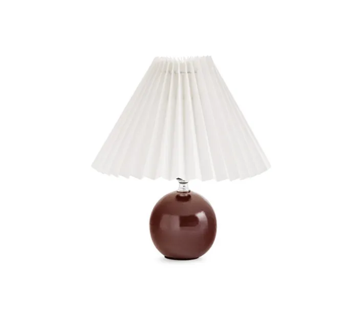 Petite lampe de table "tite marron"