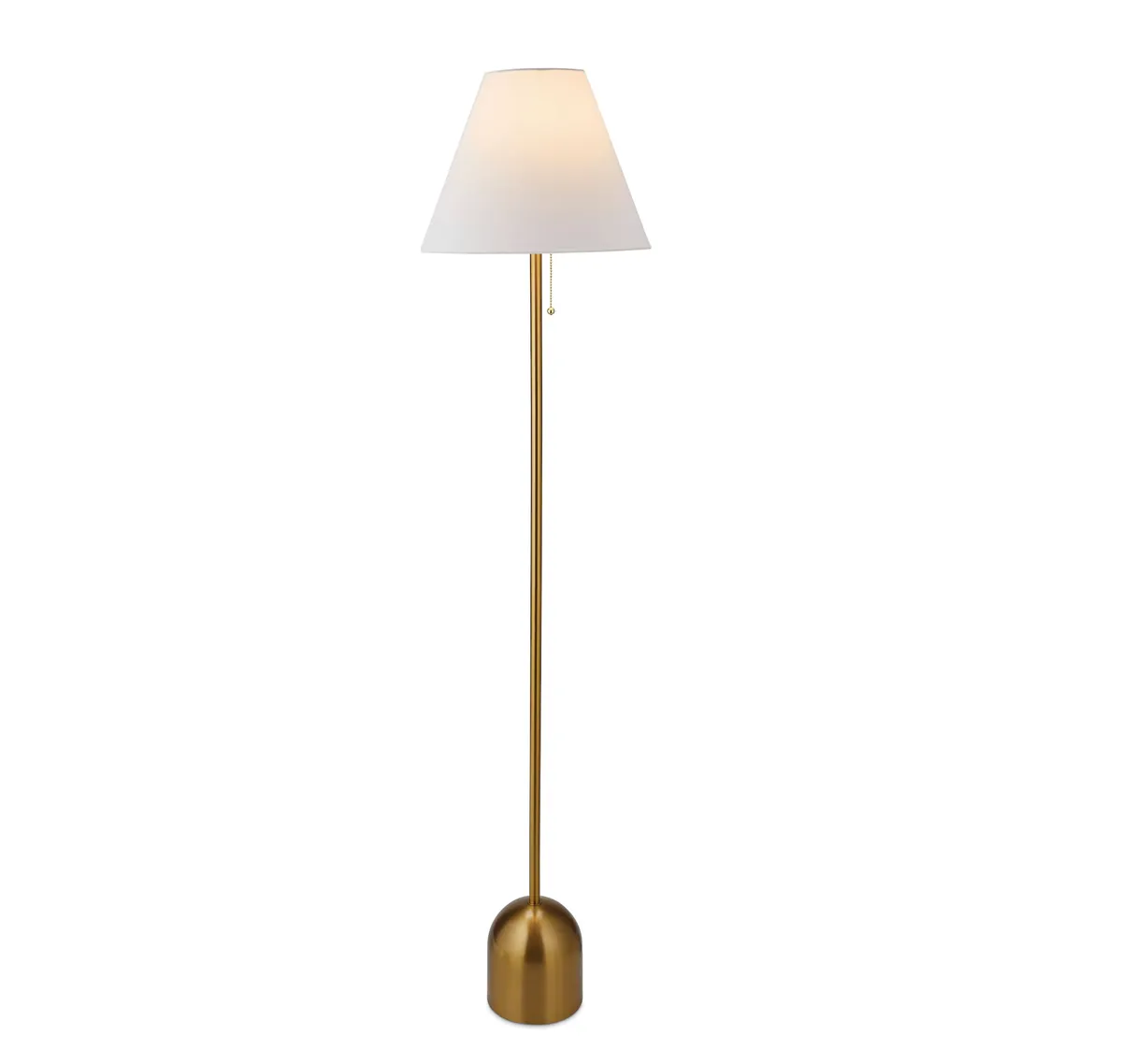Lampe sur pied en laiton