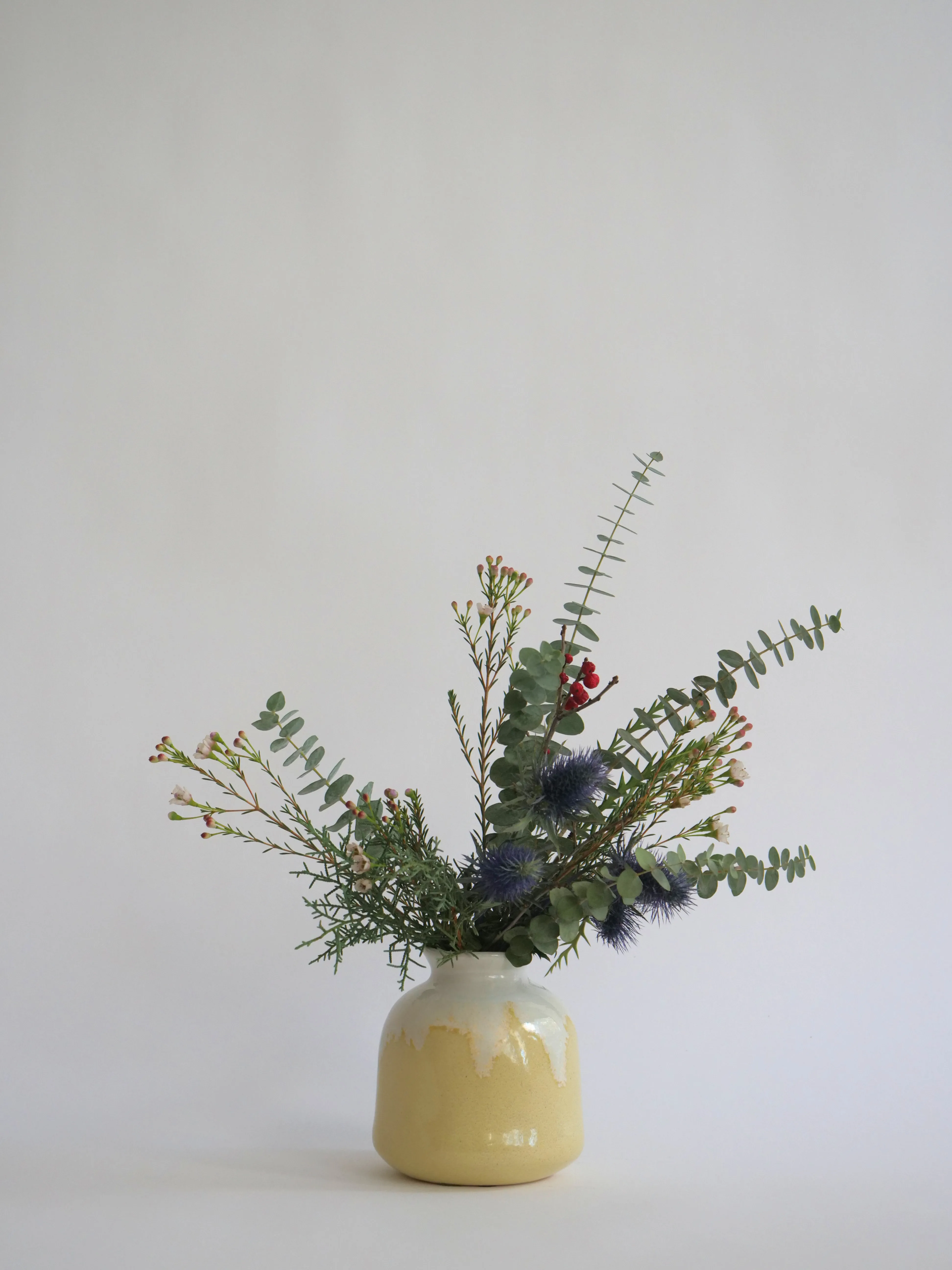 Limonade Boréale – Vase Décoratif Émail Givré