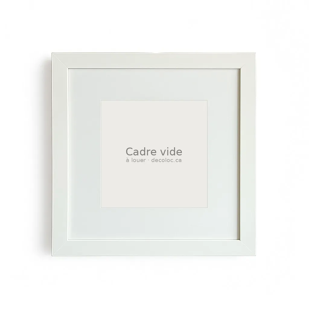 Cadre carré blanc 16x16