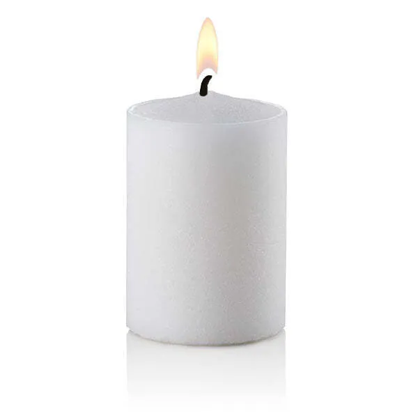 Candle Pillar Unscented White
