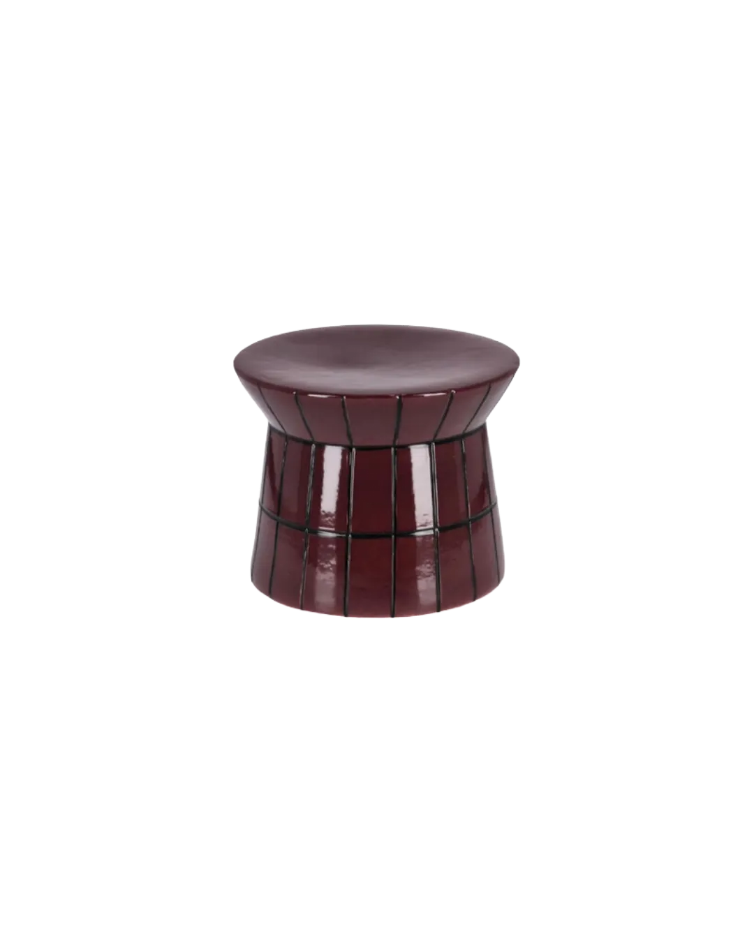 Side Table Oslo Burgundy, H30