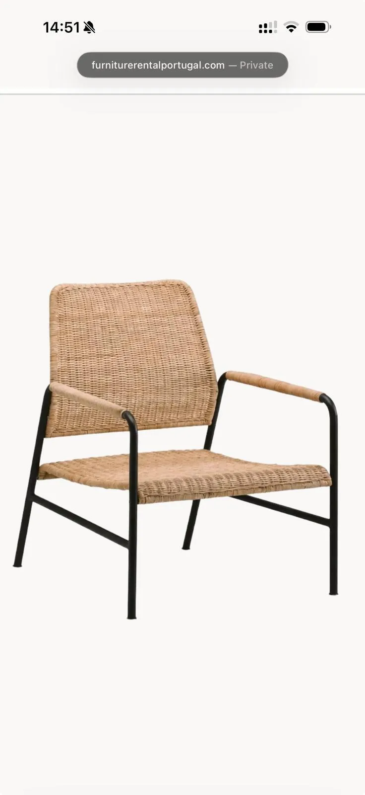 Berlin Woven Arrmchair