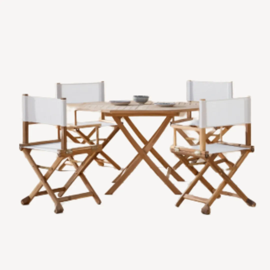 Garden Table & 4 Chairs Beladon, 120 