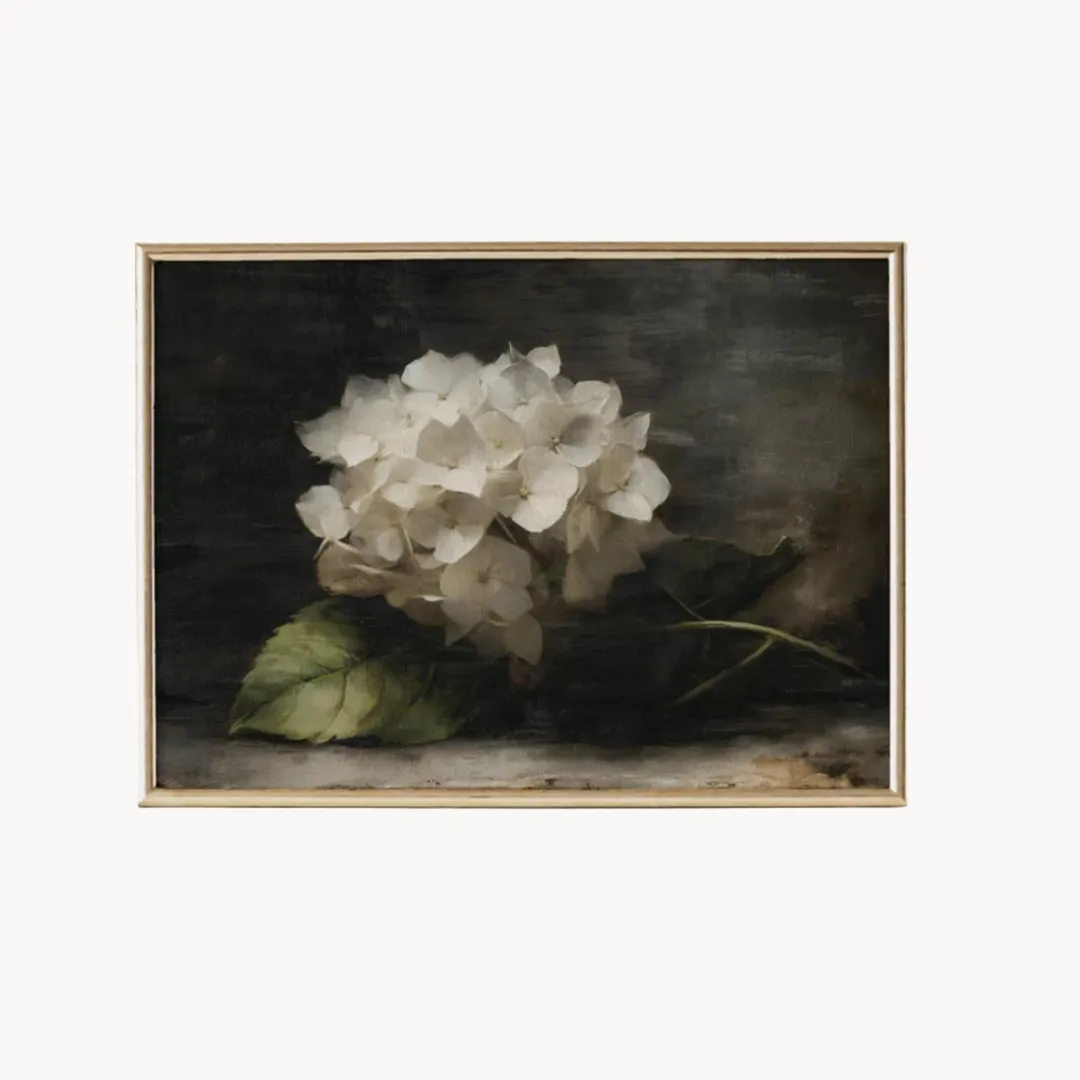 Wall Art Farmhouse Hydrangea, 60x90