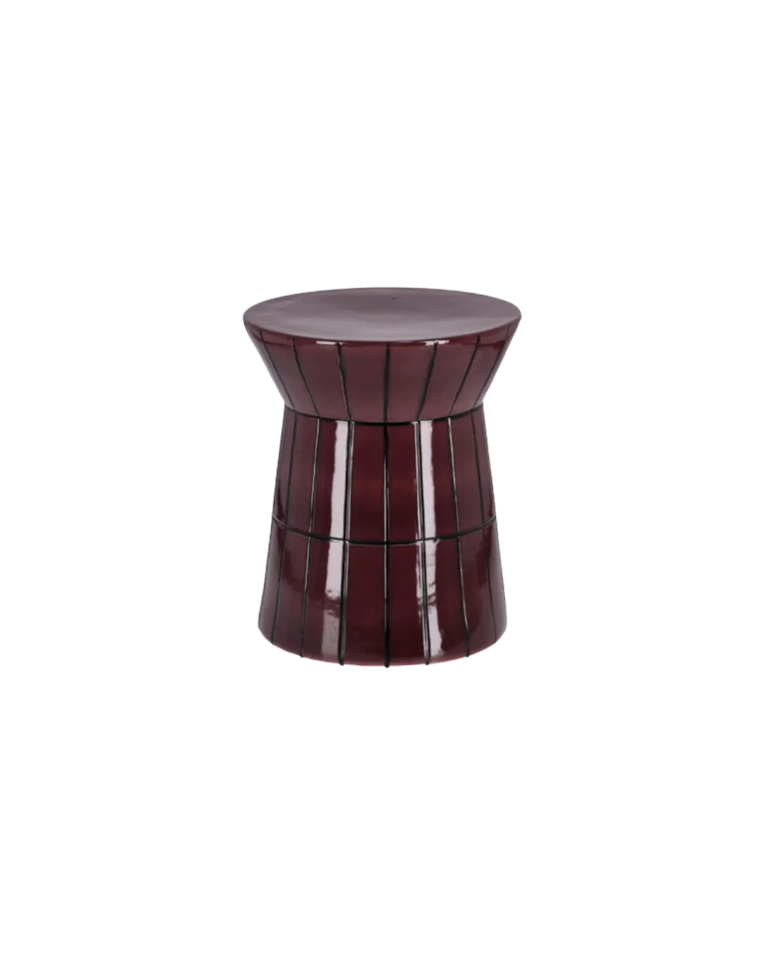 Side Table Oslo Burgundy, H45