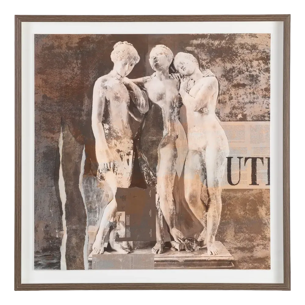 Wall Art Rijeka, 104 X 4,70 X 104cm