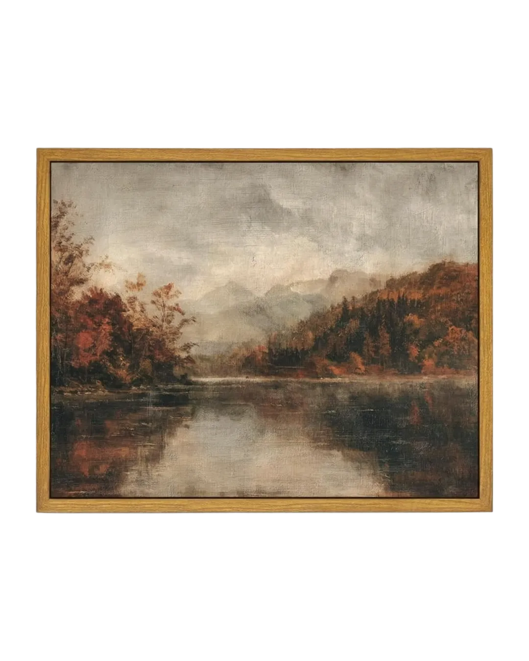 Wall Art Fall Lake Landscape, 60x90