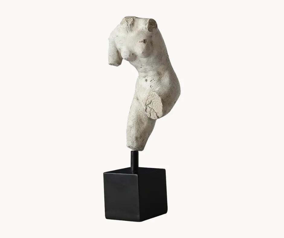 Retro Body Art Sculpture Oia, H40cm