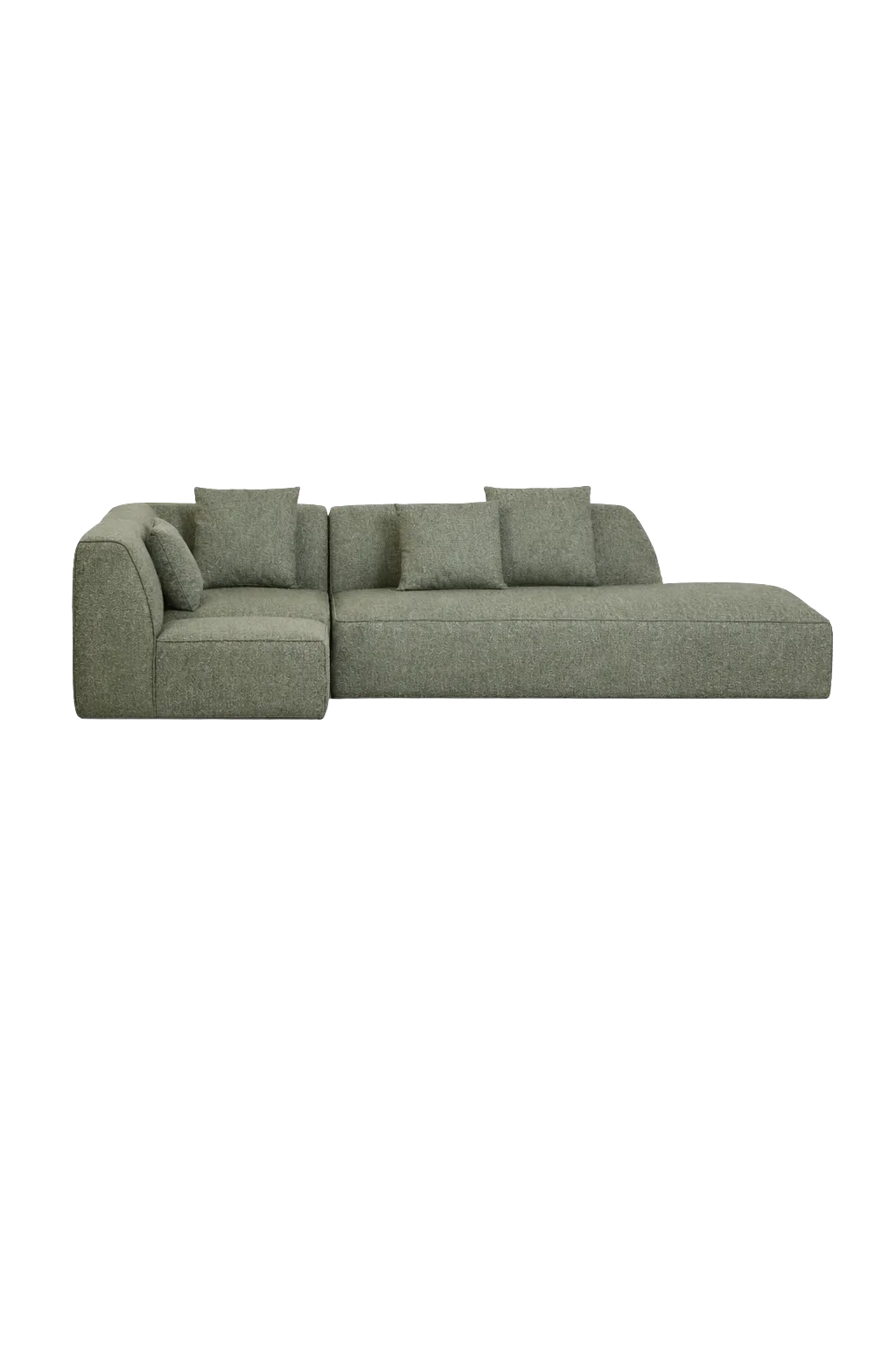 Modular Corner Sofa Bacharach - 3Pcs Green